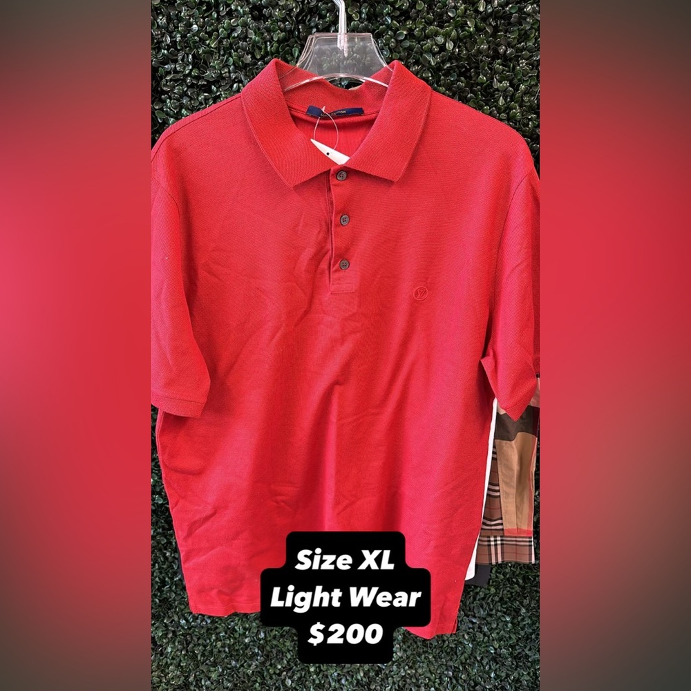 Men's Red Polo Shirt